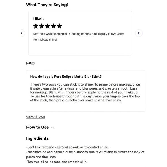 MILK MAKEUP Pore Eclipse Matte Blur Priming Setting Stick NEW MSRP $36 - Picture 13 of 16